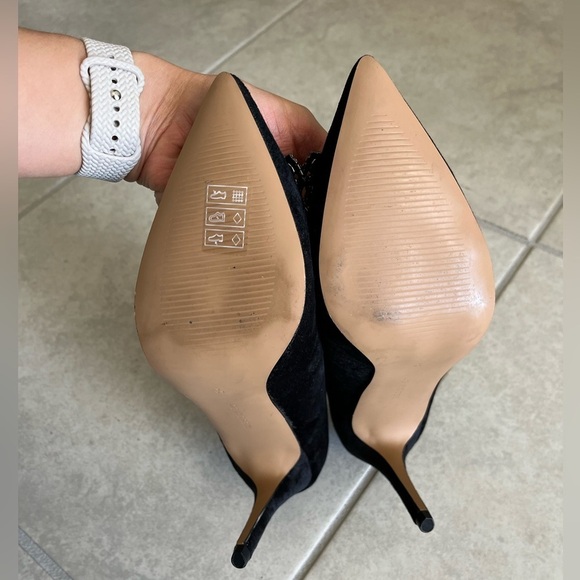 Reserved women’s black heel pumps size 38 eur/ 7.5 US jewels mother of the bride - Picture 4 of 6